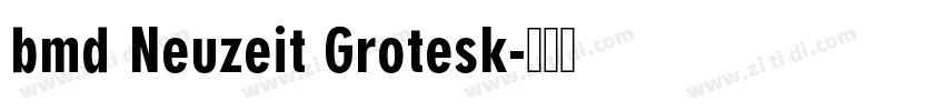 bmd Neuzeit Grotesk字体转换